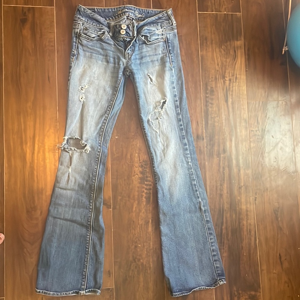 American Eagle bootcut jeans like new! Size 2.